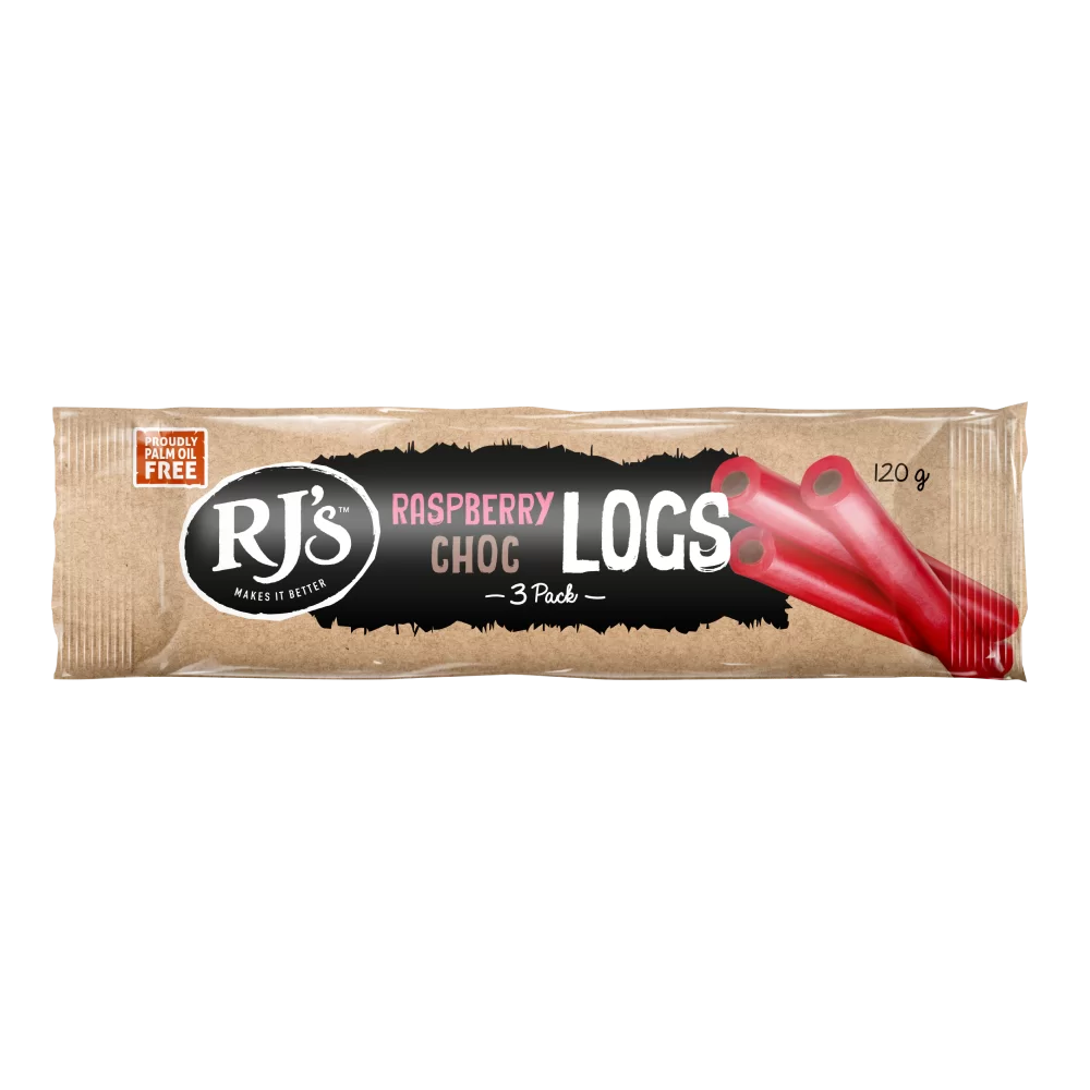 RJ's Raspberry Choc Logs - 3 pack